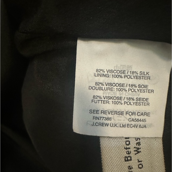 J. Crew black velvet peplum top - Picture 3 of 5